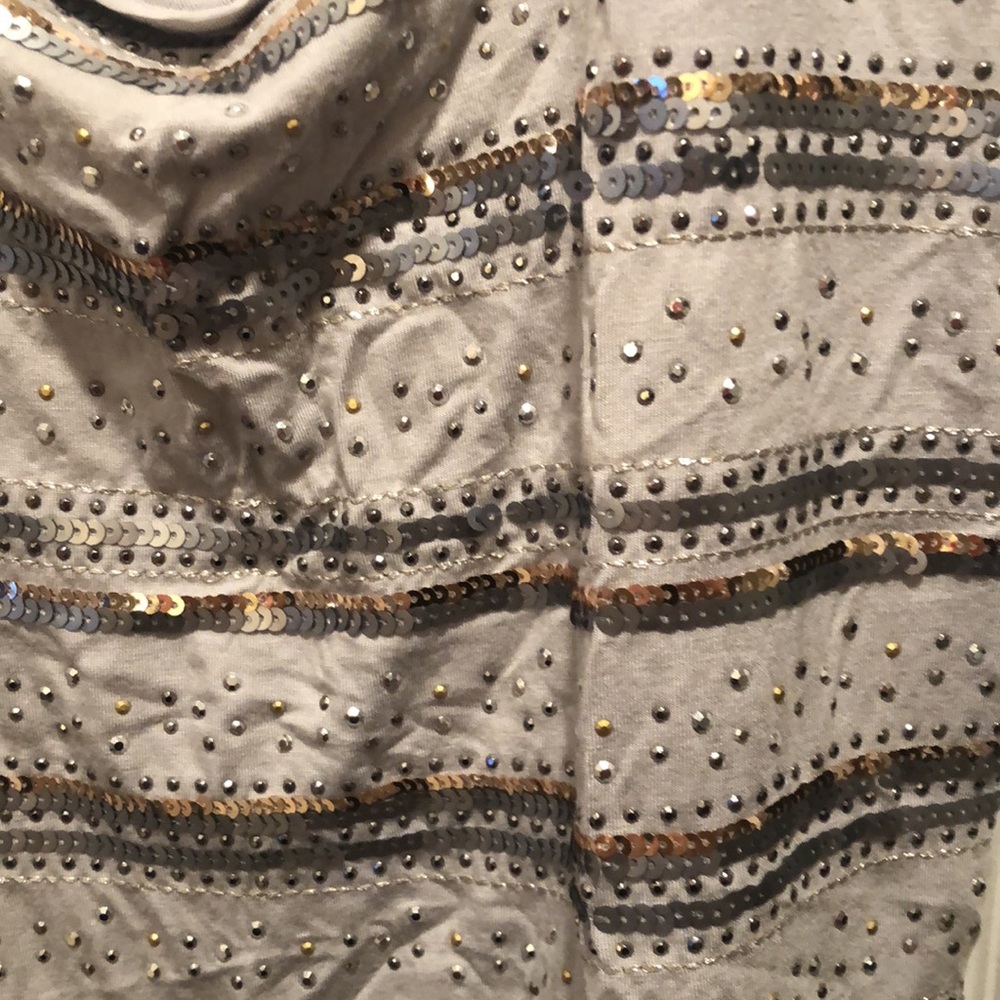 Gray Sequin Tank - image 3